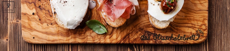 Lovely sunday brunch and breakfast with a cutting board out of olive wood