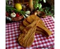 4 pcs natural cutted olivewood board