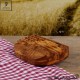 Ribbed oval soap holder inclusive soap
