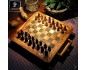 Handcrafted chess board with drawer