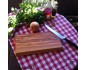 cutting board with slanting cutted edges