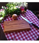 cutting board with slanting cutted edges