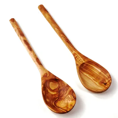 Kochlöffel aus Olivenholz – handgemacht, robust & einzigartig