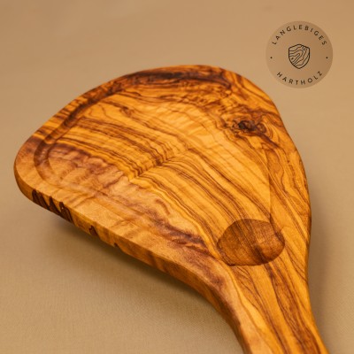 Steakbrett Olivenholz mit Saftrille & Griff | in 5 Größen erhältlich