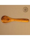 Olivenholz Schaumlöffel – Abseihlöffel robust & handgemacht