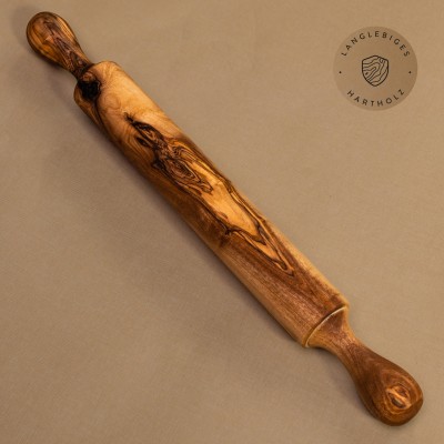Nudelholz aus Olivenholz – traditionell, massiv & handgemacht