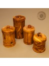 Gewürzdose aus Olivenholz mit Deckel – aromaschonend & naturbelassen
