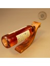 Flaschenhalter aus Olivenholz, S-förmig