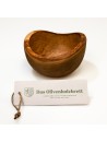 Müslischale aus Olivenholz mit Naturrand | rustikal | naturbelassen