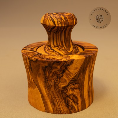 Mörser mit Stößel in moderner Form | handgefertigte Unikate in 10 & 12 cm