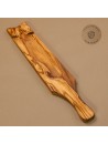 Langes Servierbrett aus Olivenholz | mit/ohne Salamimesser