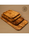 Schneidebrett Olivenholz mit gerundete Ecken | in 8 Größen erhältlich