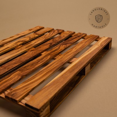Mini Palette aus Olivenholz | Deko & Genuss vom Alpenrand
