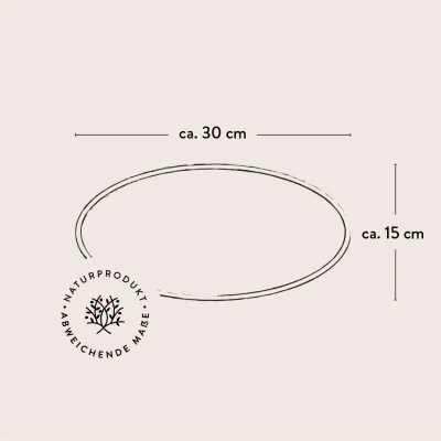 Ovales Frühstücksbrett Olivenholz | geschmeidig & handgemacht