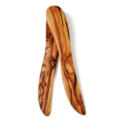 Buttermesser aus Olivenholz – handgemacht & naturbelassen