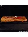 3er-Set Sushi Bretter Olivenholz | fernöstlicher Genuss | aus Handarbeit