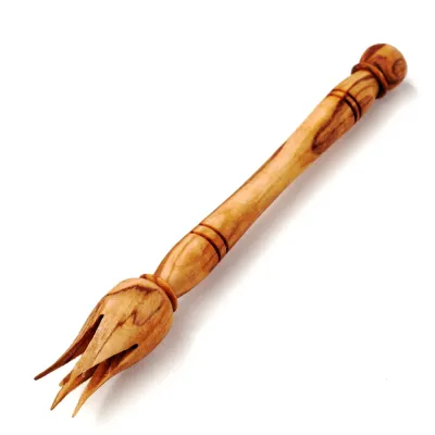 Olivenpicker aus Olivenholz – naturbelassen & handgemacht