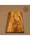 Klassisches Frühstücksbrett aus Olivenholz | Handarbeit vom Alpenrand