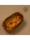 Olivenholz Schale klein länglich mit Naturrand | naturbelassen | 8 – 18 cm