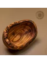 Olivenholz Schale klein länglich mit Naturrand | naturbelassen | 8 – 18 cm