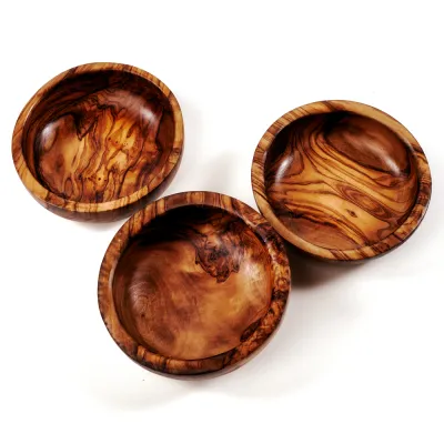 3er Set Olivenholz Müslischalen | verschiedene Varianten