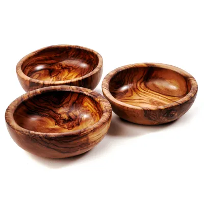3er Set Olivenholz Müslischalen | verschiedene Varianten