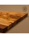 Klassisches Frühstücksbrett aus Olivenholz | Handarbeit vom Alpenrand