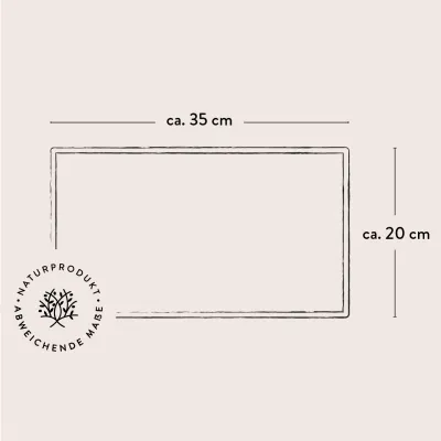 Klassisches Frühstücksbrett aus Olivenholz | Handarbeit vom Alpenrand
