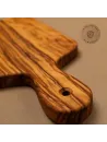 Servierbrett Olivenholz mit Griff  | handgefertigt am Alpenrand