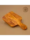 Servierbrett Olivenholz mit Griff  | handgefertigt am Alpenrand
