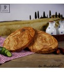 oval snack board olive wood