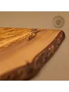 Frühstücksbrett Olivenholz | Rustikal mit Naturkante