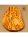 Brotzeitbrett Olivenholz | Rustikal im Naturschnitt