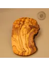 Brotzeitbrett Olivenholz | Rustikal im Naturschnitt