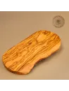 Brotzeitbrett Olivenholz | Rustikal im Naturschnitt