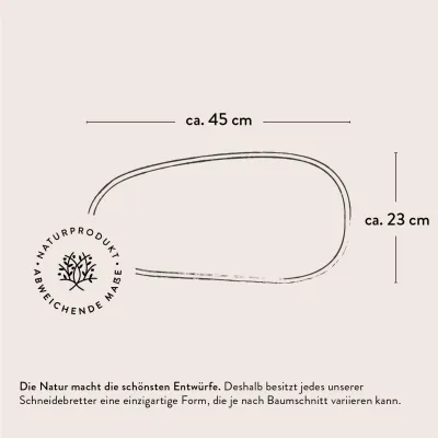 Brotzeitbrett Olivenholz | Rustikal im Naturschnitt