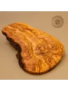 Brotzeitbrett Olivenholz | Rustikal im Naturschnitt