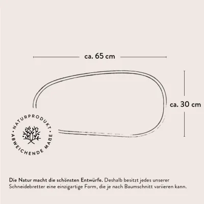 Brotzeitbrett Olivenholz | Rustikal im Naturschnitt