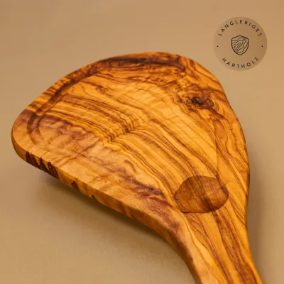 Steakbrett Olivenholz mit Saftrille & Griff | in 5 Größen erhältlich