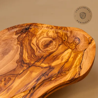 Steakbrett Olivenholz mit Saftrille & Griff | in 5 Größen erhältlich