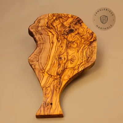 Steakbrett Olivenholz mit Saftrille & Griff | in 5 Größen erhältlich