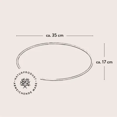 Ovales Frühstücksbrett Olivenholz | geschmeidig & handgemacht