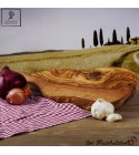 Cutting board natural shaped with handle