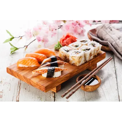 Sushi Brett Olivenholz | Handgefertigt am Alpenrand