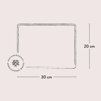 Massives Schneidebrett aus Olivenholz | Qualität aus Handarbeit