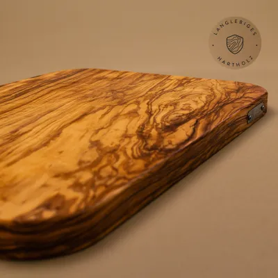 Schneidebrett Olivenholz mit gerundete Ecken | in 8 Größen erhältlich