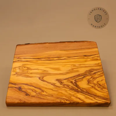 Schneidebrett Olivenholz | mit Naturkante | in 8 Größen