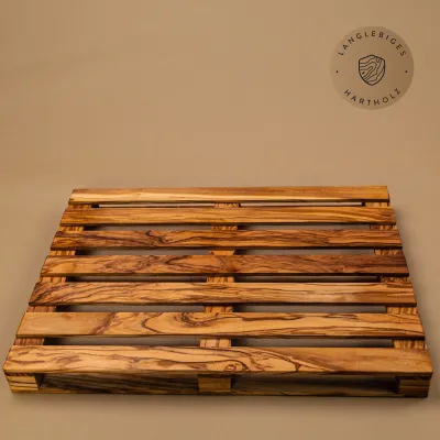 Mini Palette aus Olivenholz | Deko & Genuss vom Alpenrand