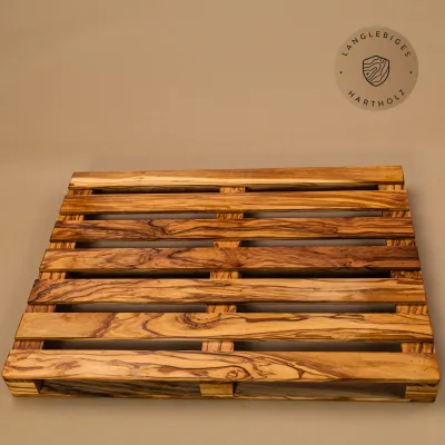 Mini Palette aus Olivenholz | Deko & Genuss vom Alpenrand
