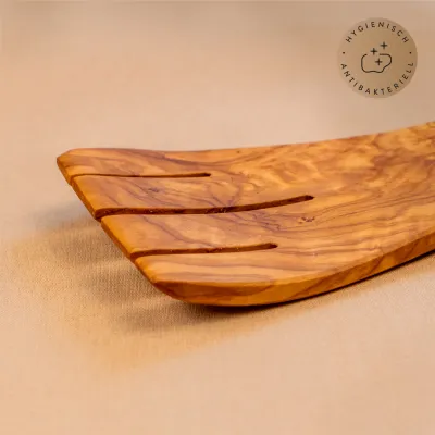 Salathände aus Olivenholz | handgemacht und rustikal schön